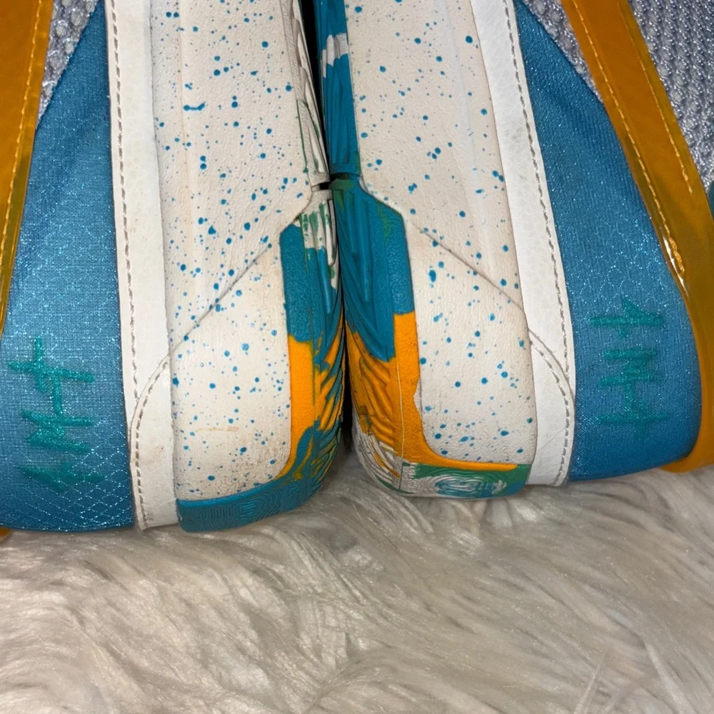 Nike Ja 1 GS sundial  - Blue, Green, White